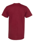American Apparel 2001 Unisex Fine Jersey Tee - Cranberry - back