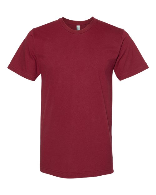 American Apparel 2001 Unisex Fine Jersey Tee - Cranberry - front