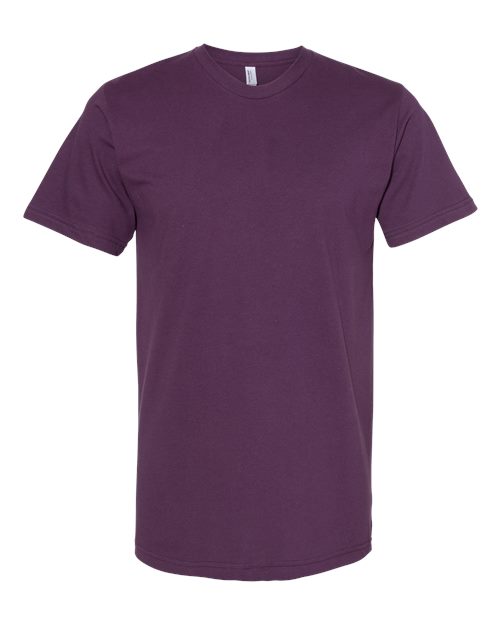 American Apparel 2001 Unisex Fine Jersey Tee - Eggplant - front