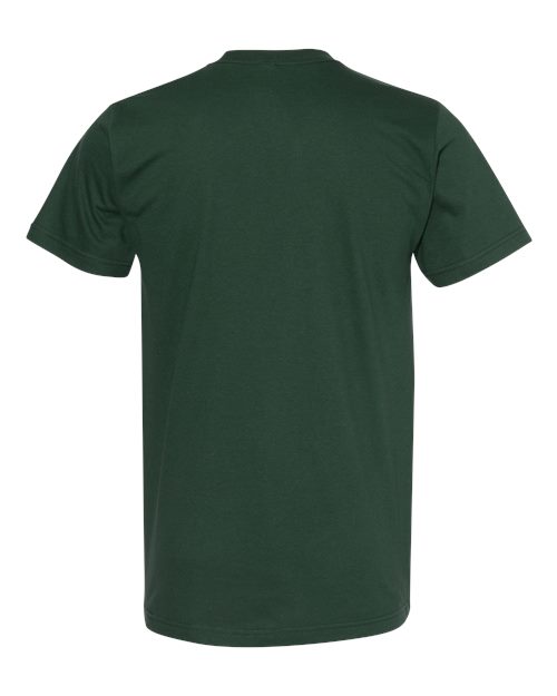 American Apparel 2001 Unisex Fine Jersey Tee - Forest - back