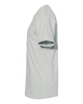 American Apparel 2001 Unisex Fine Jersey Tee - New Silver - side