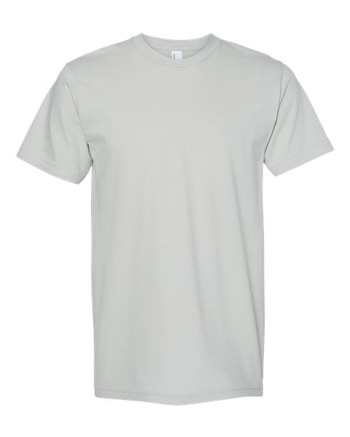 American Apparel 2001 Unisex Fine Jersey Tee - New Silver - front
