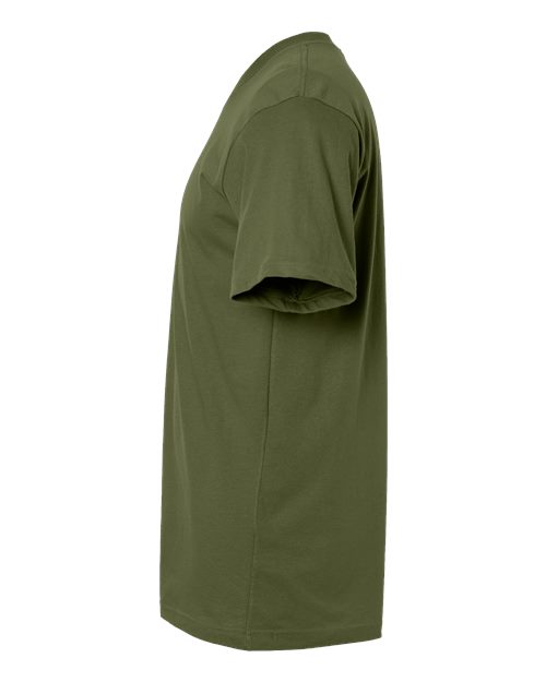 American Apparel 2001 Unisex Fine Jersey Tee - Olive - side
