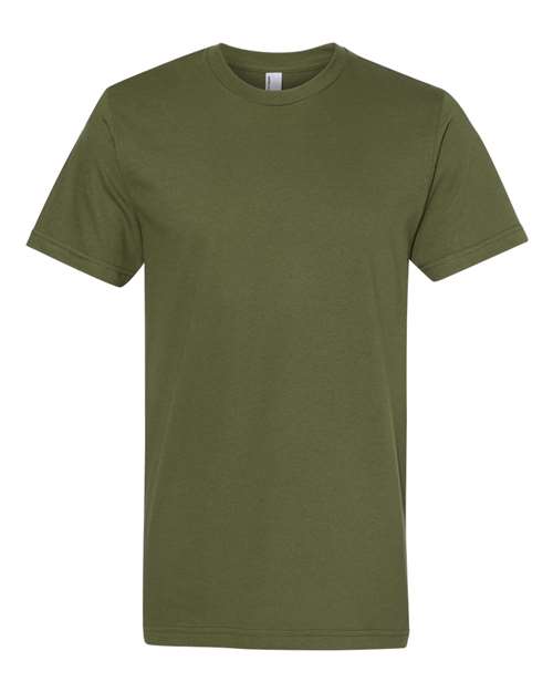 American Apparel 2001 Unisex Fine Jersey Tee - Olive - front