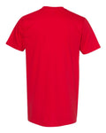 American Apparel 2001 Unisex Fine Jersey Tee - Red - back
