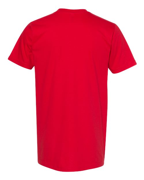 American Apparel 2001 Unisex Fine Jersey Tee - Red - back