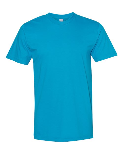American Apparel 2001 Unisex Fine Jersey Tee - Teal - front