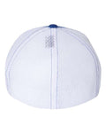 Richardson 110 R-Flex Trucker Cap - Royal/ White - back