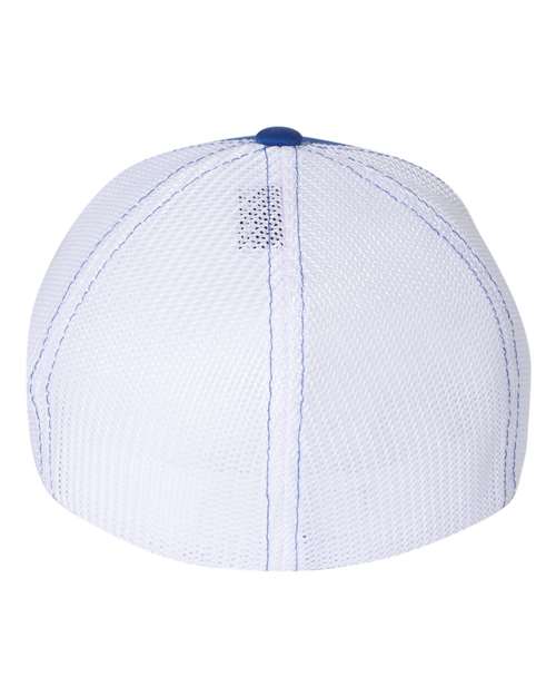 Richardson 110 R-Flex Trucker Cap - Royal/ White - back