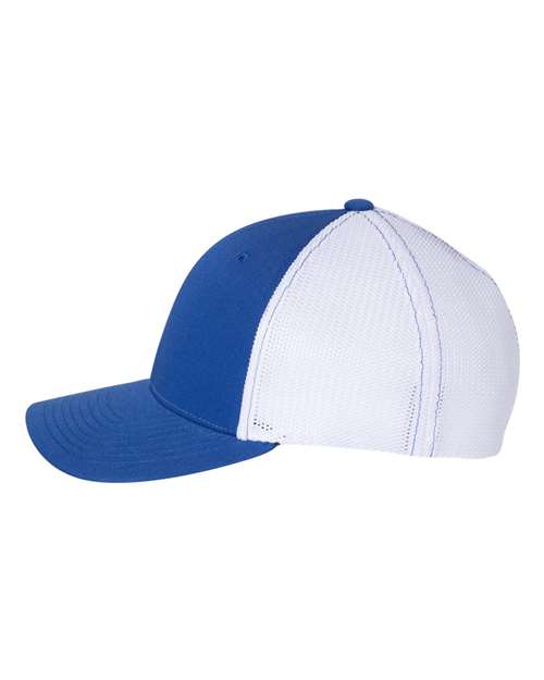 Richardson 110 R-Flex Trucker Cap - Royal/ White - side