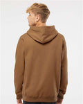 Independent Trading Co. IND4000 Heavyweight Hooded Sweatshirt - Saddle - model back