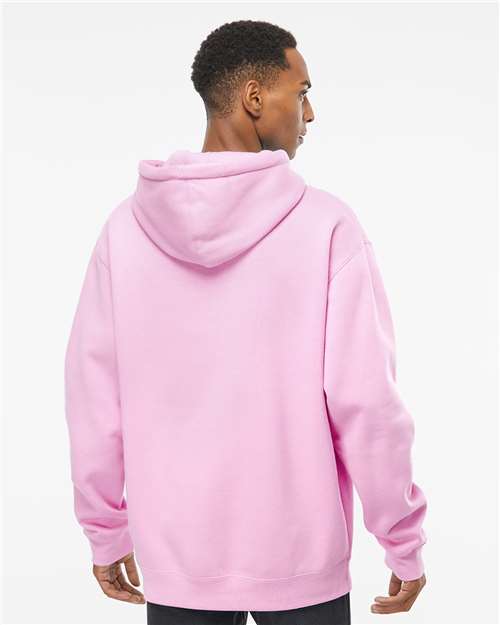 Independent Trading Co. IND4000 Heavyweight Hooded Sweatshirt - Light Pink - model back