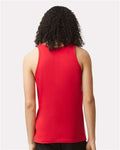 American Apparel 2408 Unisex Fine Jersey Tank - Red - model back