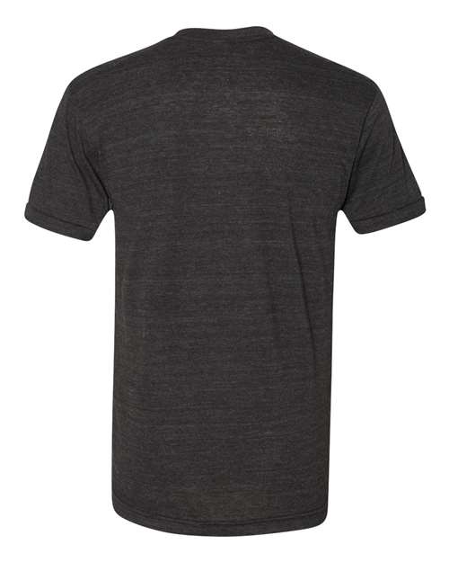 American Apparel TR401USA Unisex USA-Made Triblend Track Tee - Tri-Black - back
