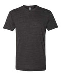 American Apparel TR401USA Unisex USA-Made Triblend Track Tee - Tri-Black - front
