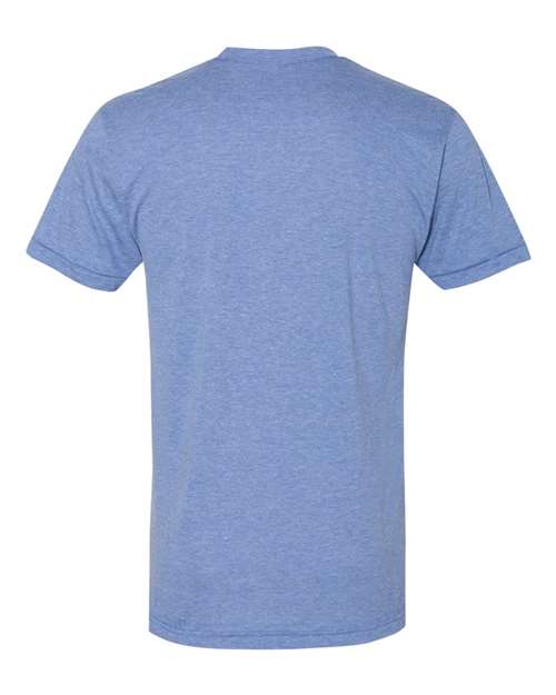 American Apparel TR401 Unisex Triblend Track Tee - Athletic Blue - back