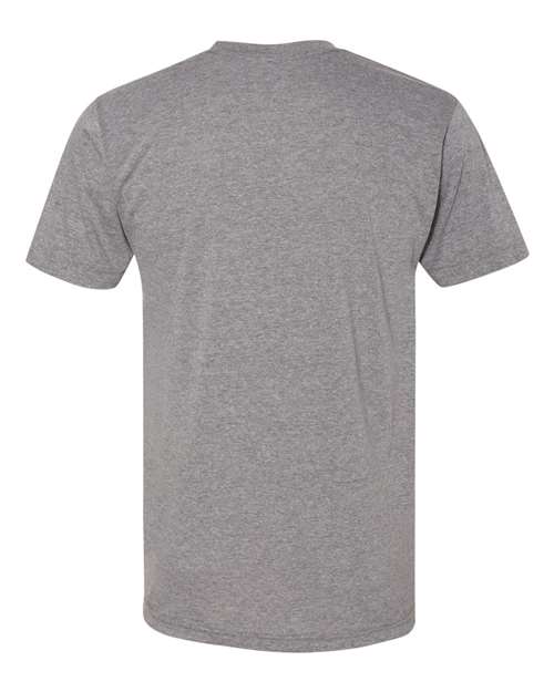 American Apparel TR401 Unisex Triblend Track Tee - Athletic Grey - back