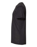 American Apparel TR401 Unisex Triblend Track Tee - Tri-Black - side