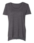 Next Level 5030 Women's Festival Scoop Neck T-Shirt - Charcoal - front