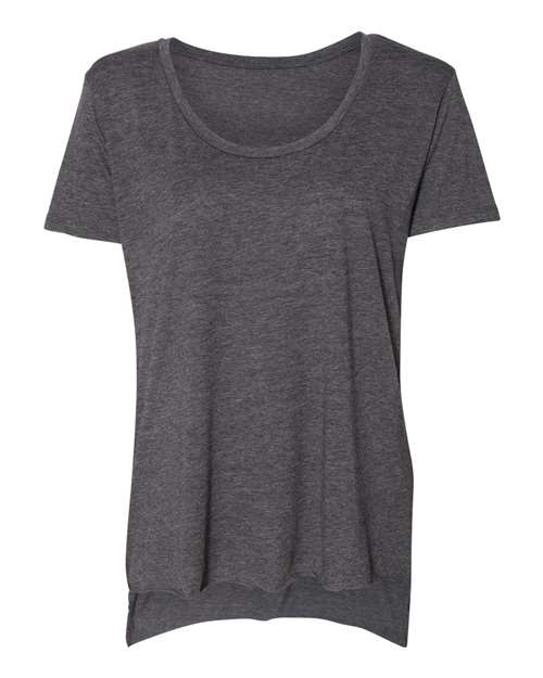 Next Level 5030 Women's Festival Scoop Neck T-Shirt - Charcoal - front