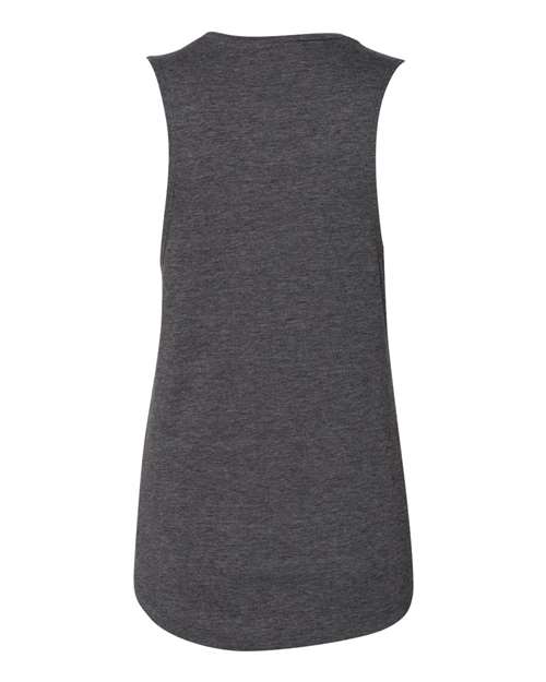 Next Level 5013 Women’s Festival Muscle Tank - Charcoal - back