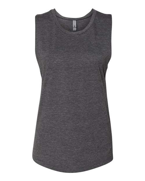 Next Level 5013 Women’s Festival Muscle Tank - Charcoal - front