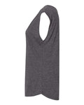 Next Level 5040 Women's Festival Sleeveless Deep V-Neck T-Shirt - Charcoal - side