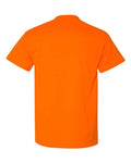 Gildan 8300 Unisex DryBlend Pocket T-Shirt - Safety Orange - back