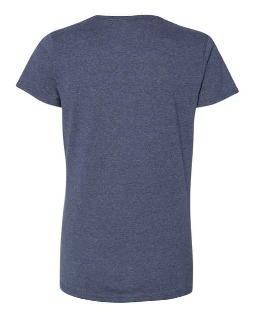 Gildan 5000L Women's Heavy Cotton T-Shirt - Heather Navy - back