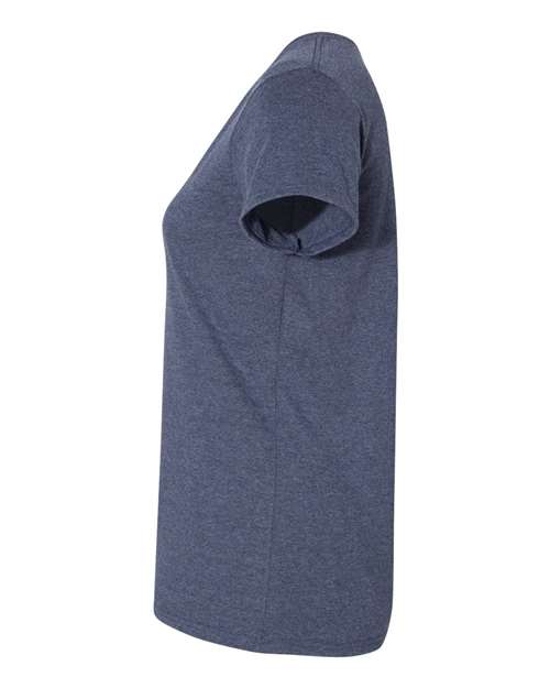 Gildan 5000L Women's Heavy Cotton T-Shirt - Heather Navy - side