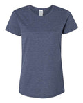 Gildan 5000L Women's Heavy Cotton T-Shirt - Heather Navy - front