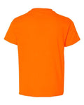 Gildan 8000B Youth DryBlend T-Shirt - Safety Orange - back