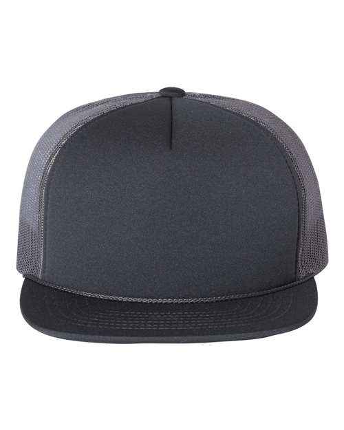 Richardson 113 Foamie Trucker Cap - Charcoal - front