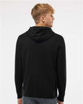 Independent Trading Co. AFX90UN Unisex Lightweight Hooded Sweatshirt - Black - model back