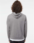 Independent Trading Co. AFX90UN Unisex Lightweight Hooded Sweatshirt - Gunmetal Heather - model back