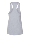 BELLA + CANVAS 6008 Women's Jersey Racerback Tank - Athletic Heather - back