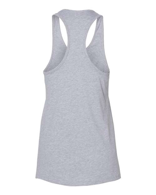 BELLA + CANVAS 6008 Women's Jersey Racerback Tank - Athletic Heather - back