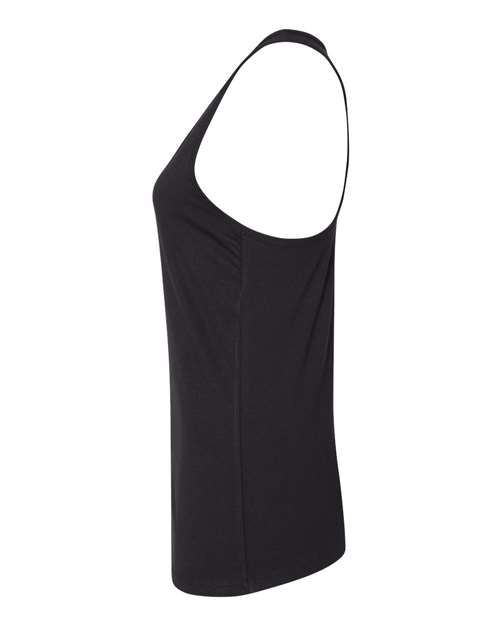 BELLA + CANVAS 6008 Women's Jersey Racerback Tank - Black - side