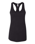 BELLA + CANVAS 6008 Women's Jersey Racerback Tank - Black - front