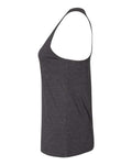 BELLA + CANVAS 6008 Women's Jersey Racerback Tank - Dark Grey Heather - side
