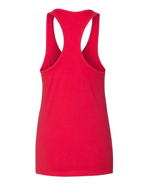 BELLA + CANVAS 6008 Women's Jersey Racerback Tank - Red - back