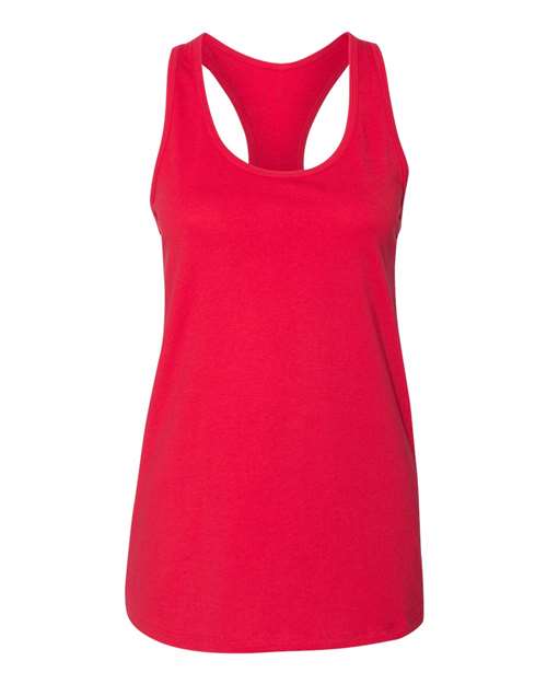 BELLA + CANVAS 6008 Women's Jersey Racerback Tank - Red - front