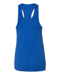 BELLA + CANVAS 6008 Women's Jersey Racerback Tank - True Royal - back