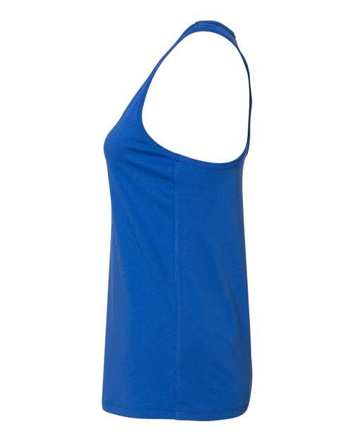 BELLA + CANVAS 6008 Women's Jersey Racerback Tank - True Royal - side