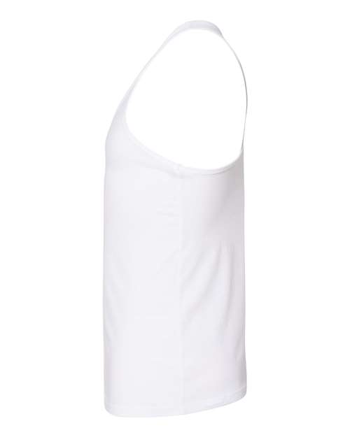 BELLA + CANVAS 6008 Women's Jersey Racerback Tank - White - side