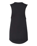 BELLA + CANVAS 6003 Women's Jersey Muscle Tank - Black - back