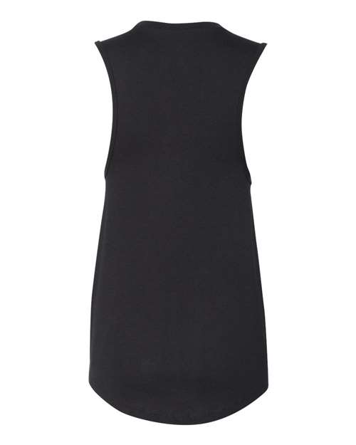 BELLA + CANVAS 6003 Women's Jersey Muscle Tank - Black - back