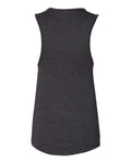 BELLA + CANVAS 6003 Women's Jersey Muscle Tank - Dark Grey Heather - back