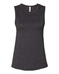BELLA + CANVAS 6003 Women's Jersey Muscle Tank - Dark Grey Heather - front
