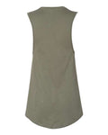 BELLA + CANVAS 6003 Women's Jersey Muscle Tank - Military Green - back